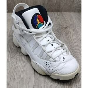 Jordan 6 Ring Kid shoes Sneakers Size 4Y ('91 '92 '93) Youth White Nike